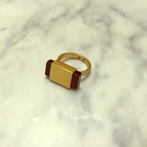Madewell ring with onyx